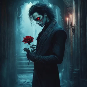 chonglaoban_A_conflicted_gothic_vampire_holding_a_red_rose_one__725ae55b-38f3-4c49-b9fb-acb1a49fbf52